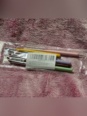 Multi-Color Nail Art Brush Set - Precision Nail Design Tools